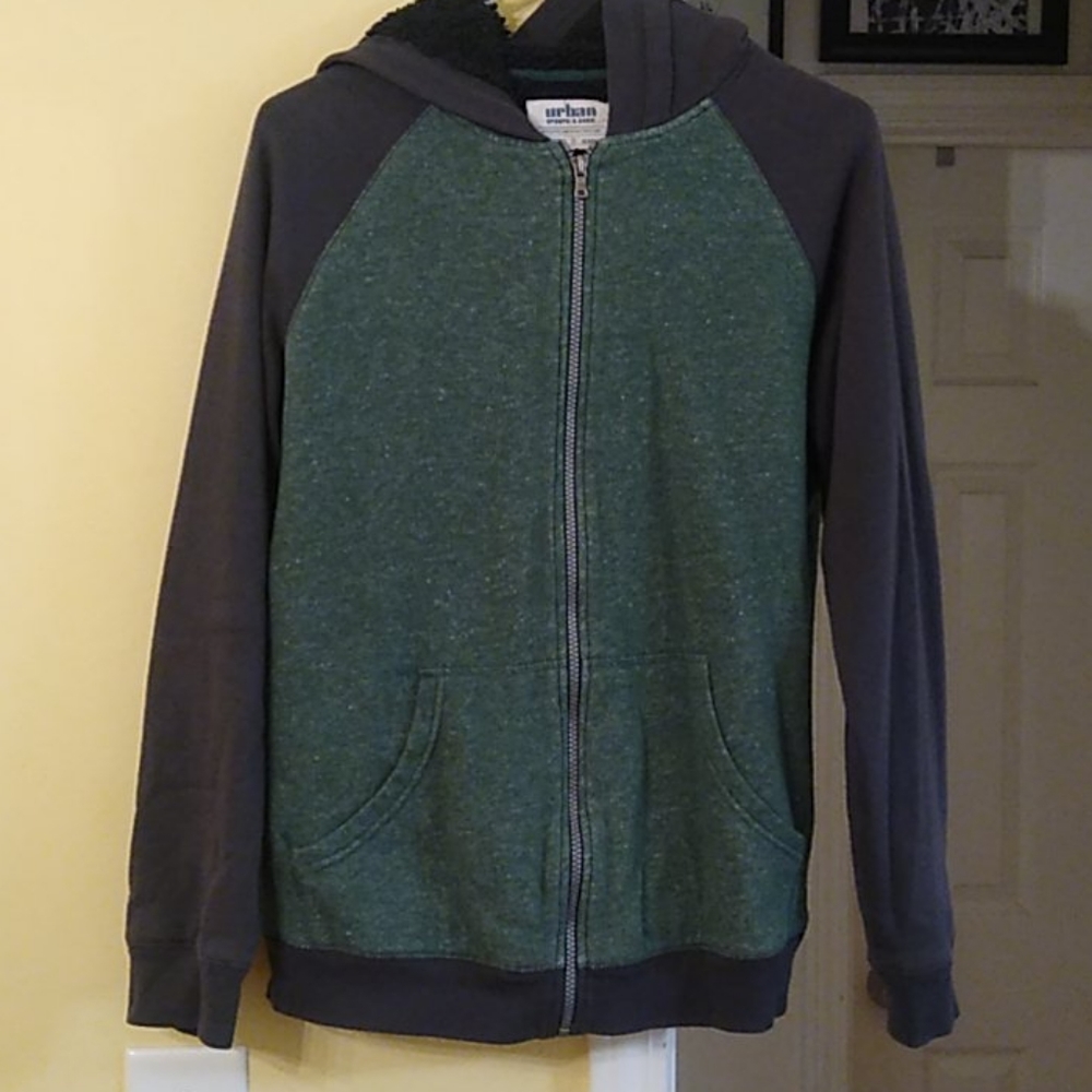 Zip up hooded jacket